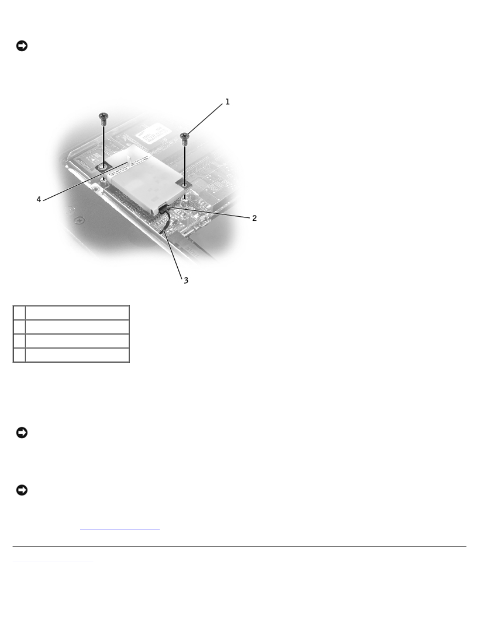 Replacing the modem | Dell Latitude C640 User Manual | Page 14 / 53