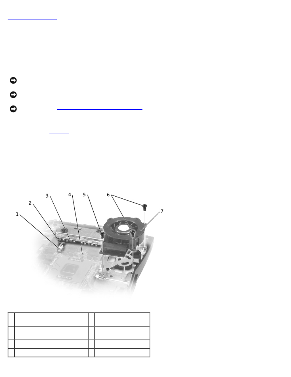 Hybrid cooling fan, Removing the hybrid cooling fan | Dell Latitude C640 User Manual | Page 34 / 53