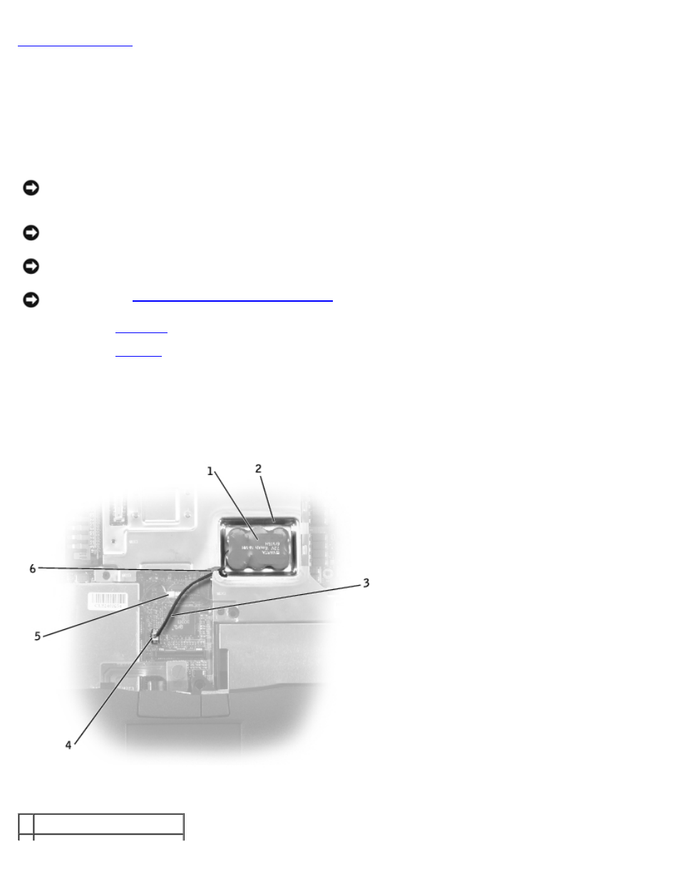 Reserve battery, Removing the reserve battery | Dell Latitude C640 User Manual | Page 36 / 53