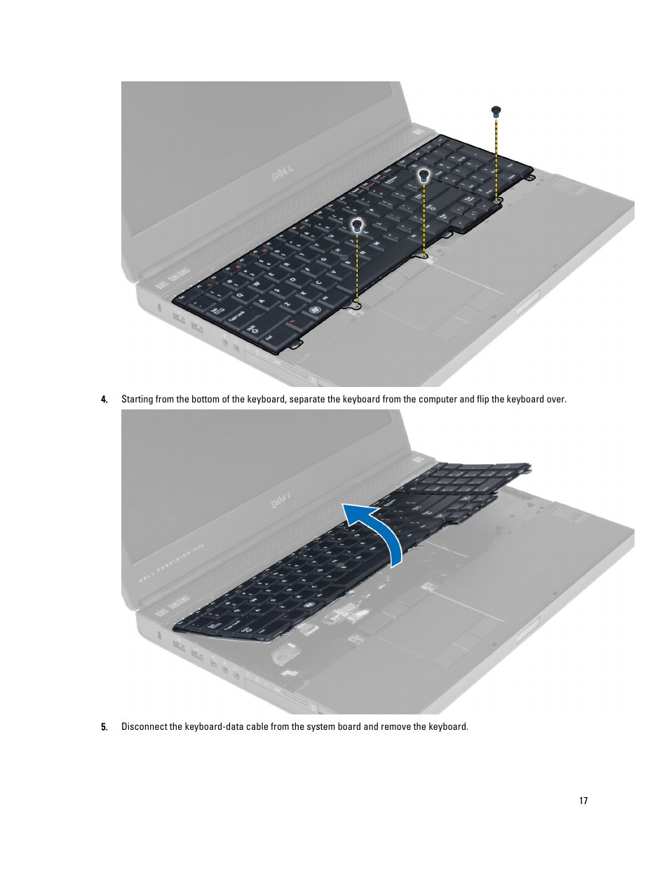 Dell Precision M4800 (Late 2013) User Manual | Page 17 / 83
