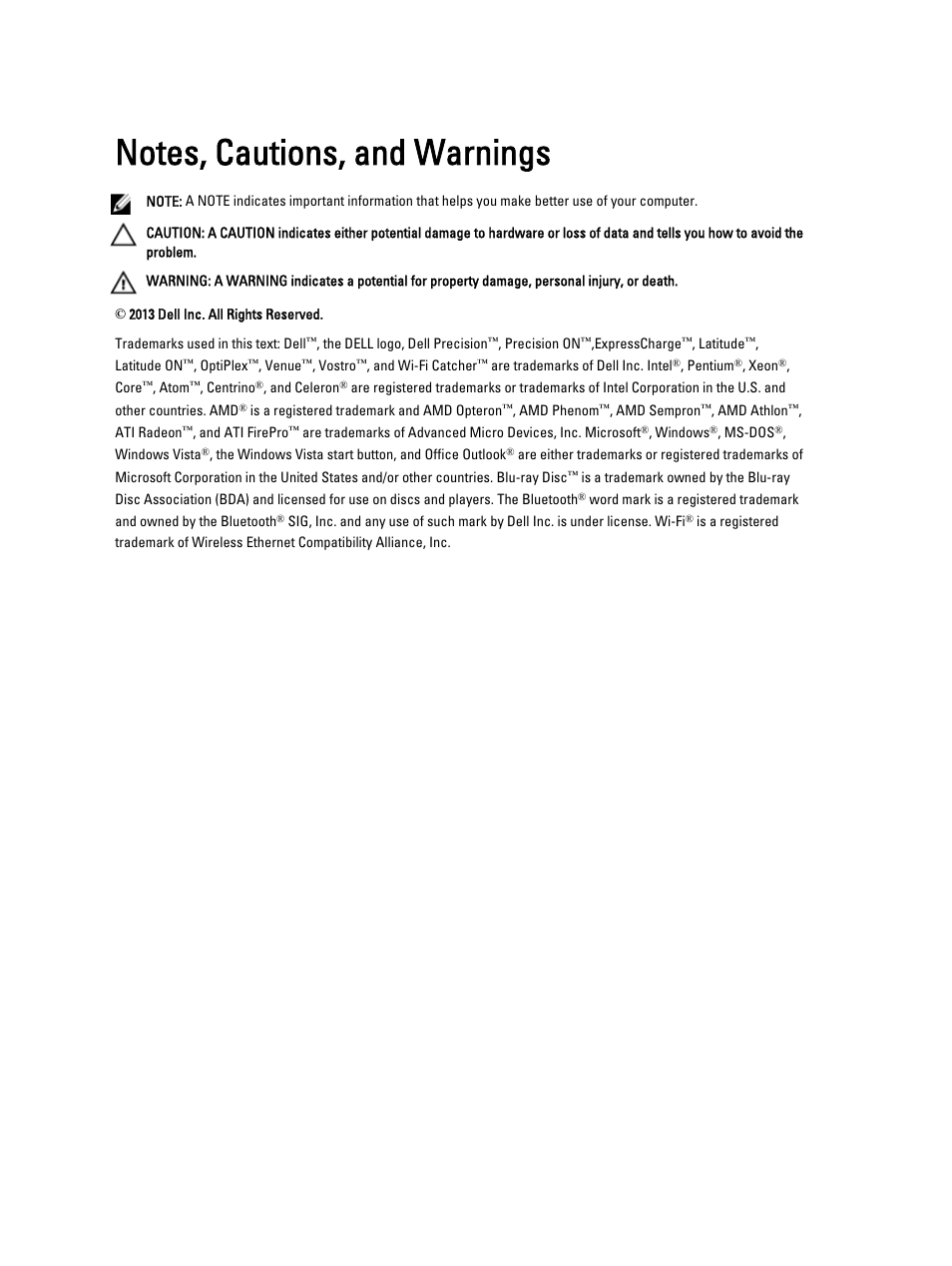 Dell Precision M4800 (Late 2013) User Manual | Page 2 / 83
