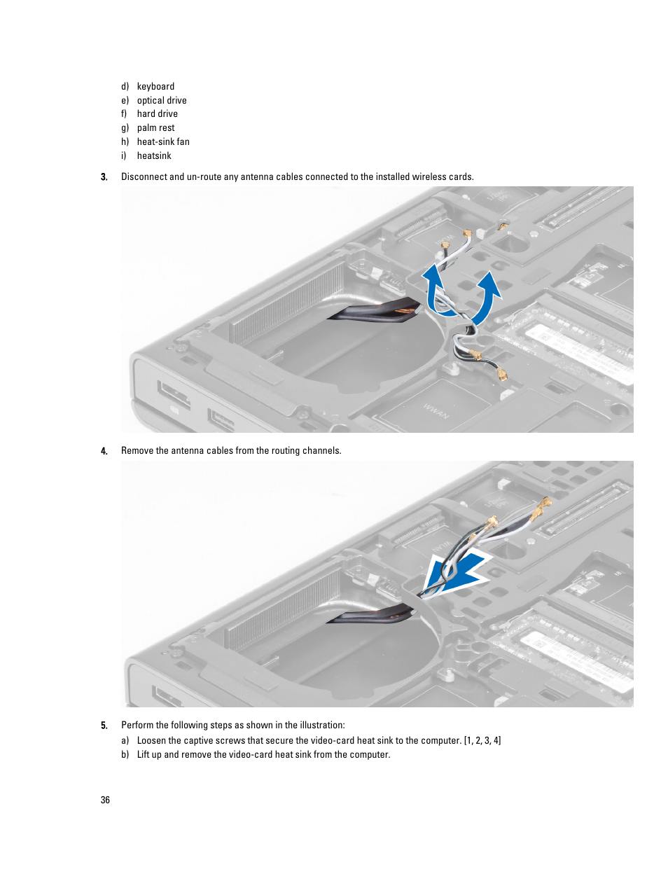Dell Precision M4800 (Late 2013) User Manual | Page 36 / 83