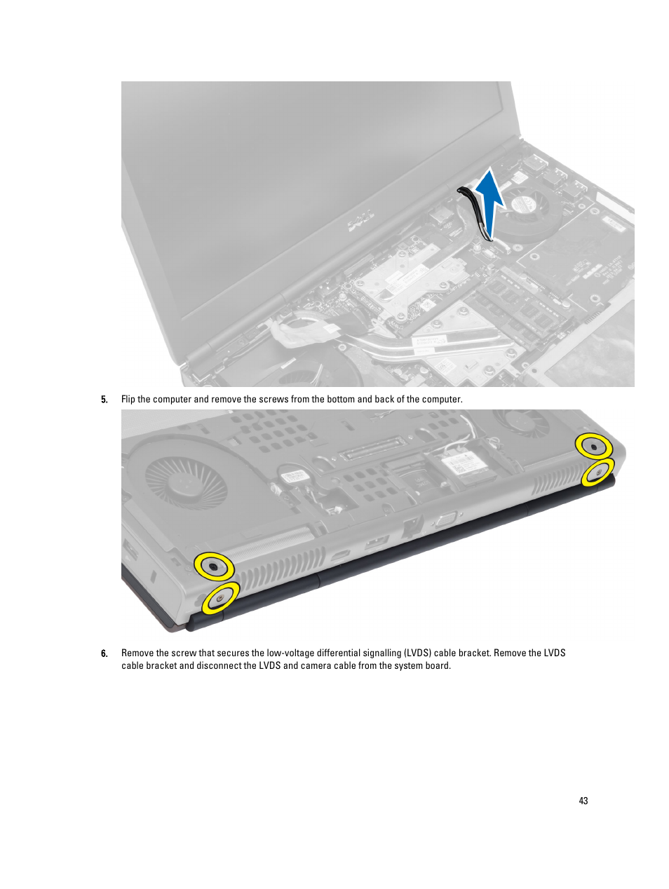 Dell Precision M4800 (Late 2013) User Manual | Page 43 / 83