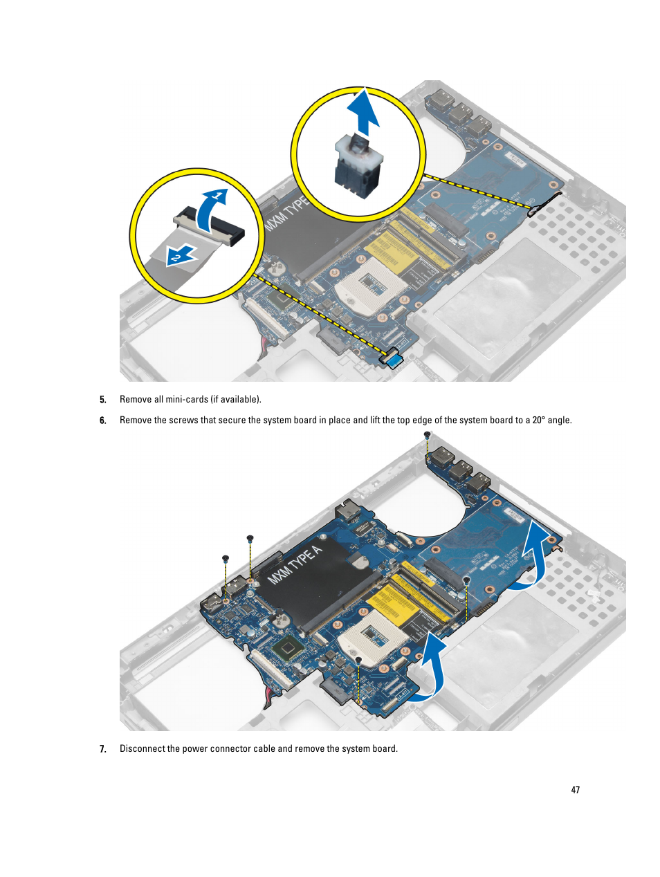 Dell Precision M4800 (Late 2013) User Manual | Page 47 / 83