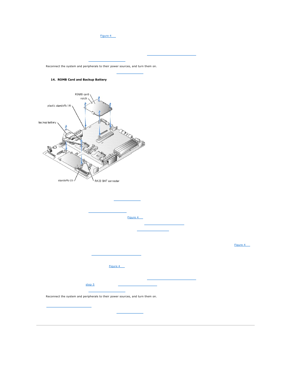 Cooling fans, Figure 4, Installing a romb card | Dell PowerEdge 1750 User Manual | Page 32 / 51