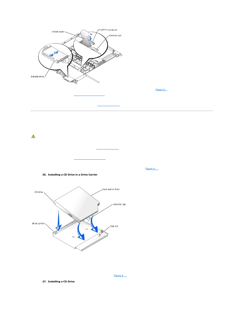 Installing a cd drive | Dell PowerEdge 1750 User Manual | Page 44 / 51