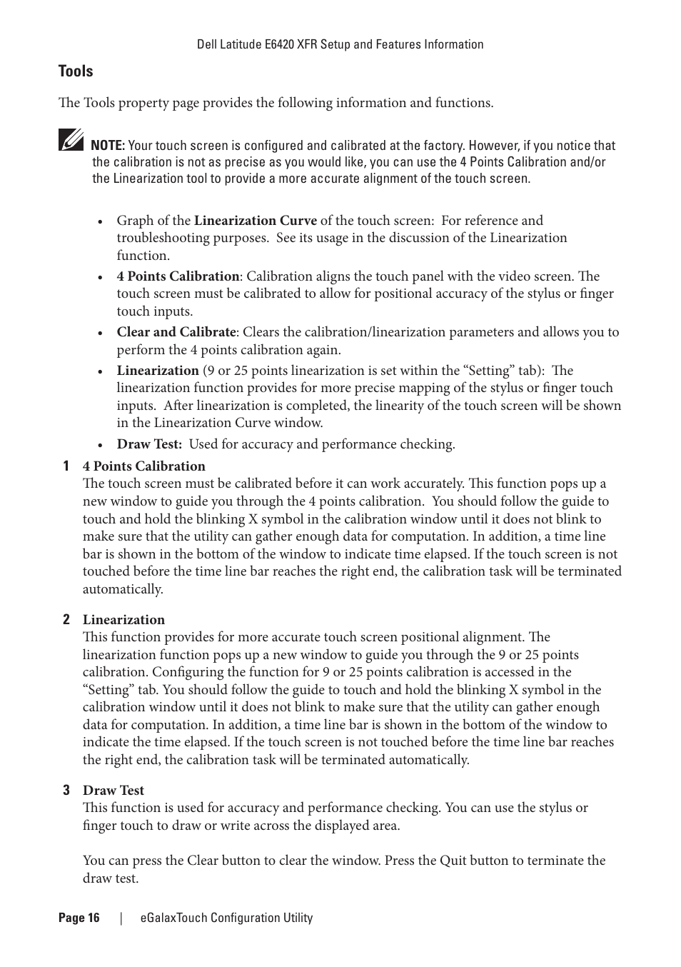 Tools, E “tools” t | Dell Latitude E6420 XFR (Early 2011) User Manual | Page 16 / 23