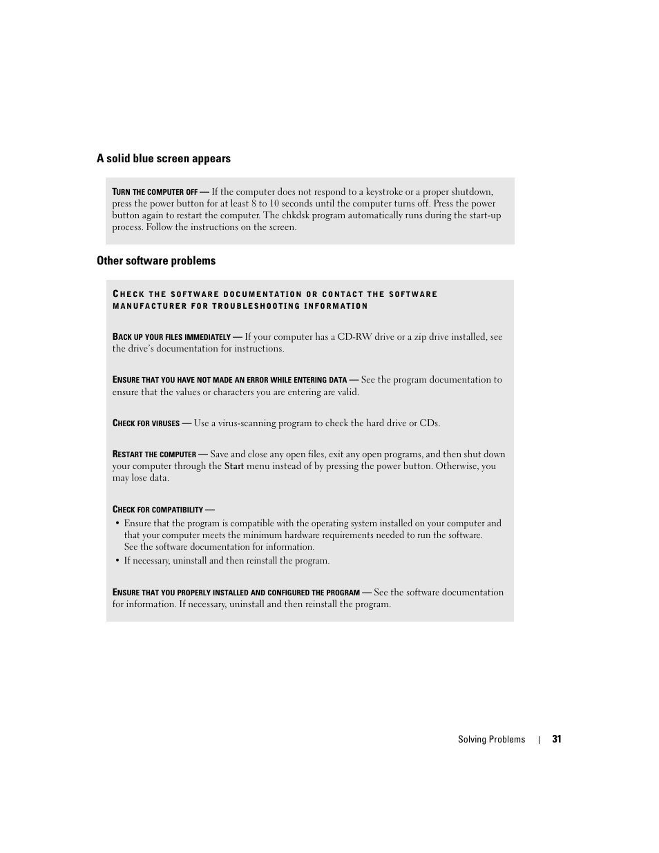 Dell Dimension 4600C User Manual | Page 31 / 104