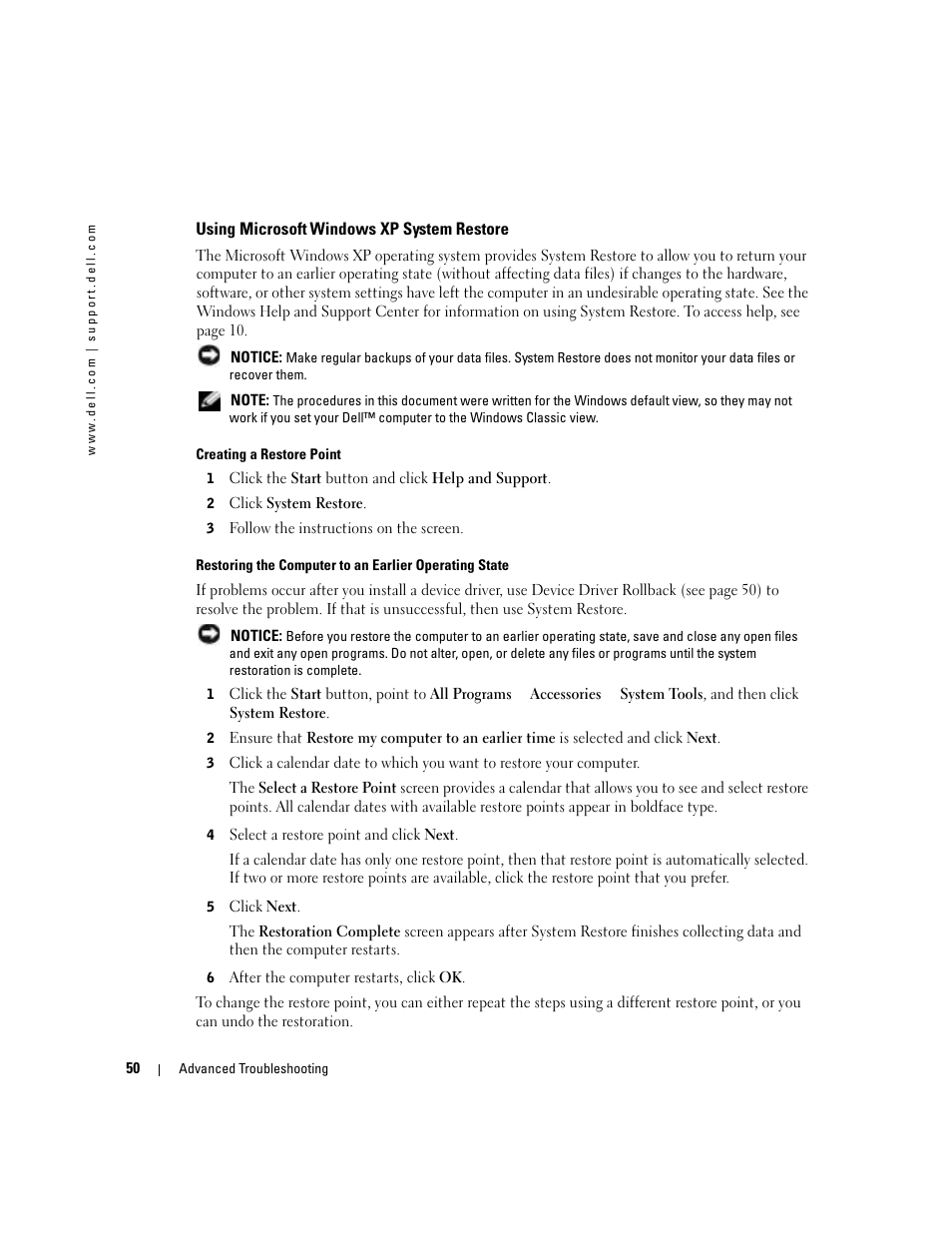 Dell Dimension 4600C User Manual | Page 50 / 104