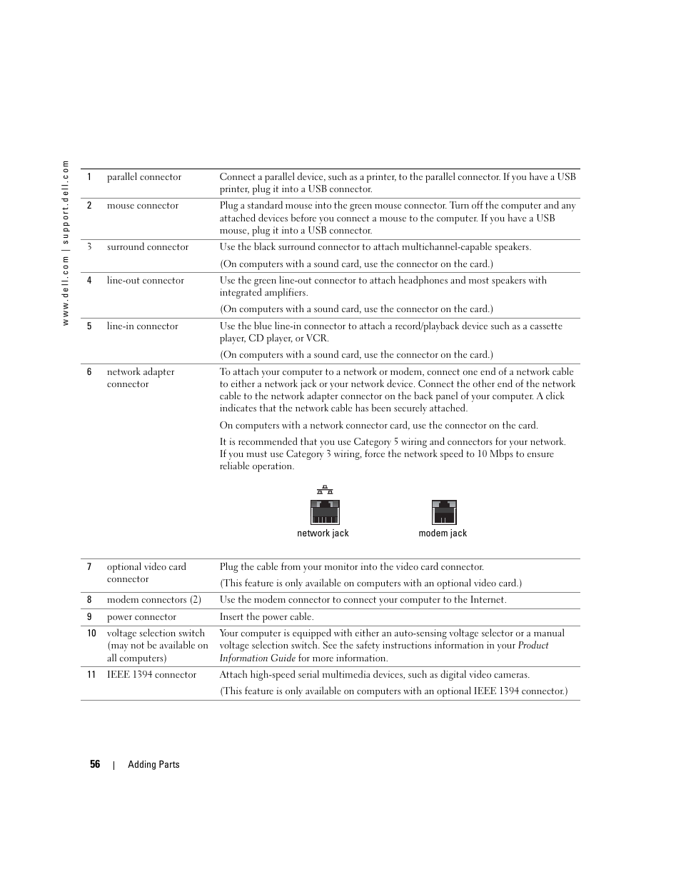 Dell Dimension 4600C User Manual | Page 56 / 104