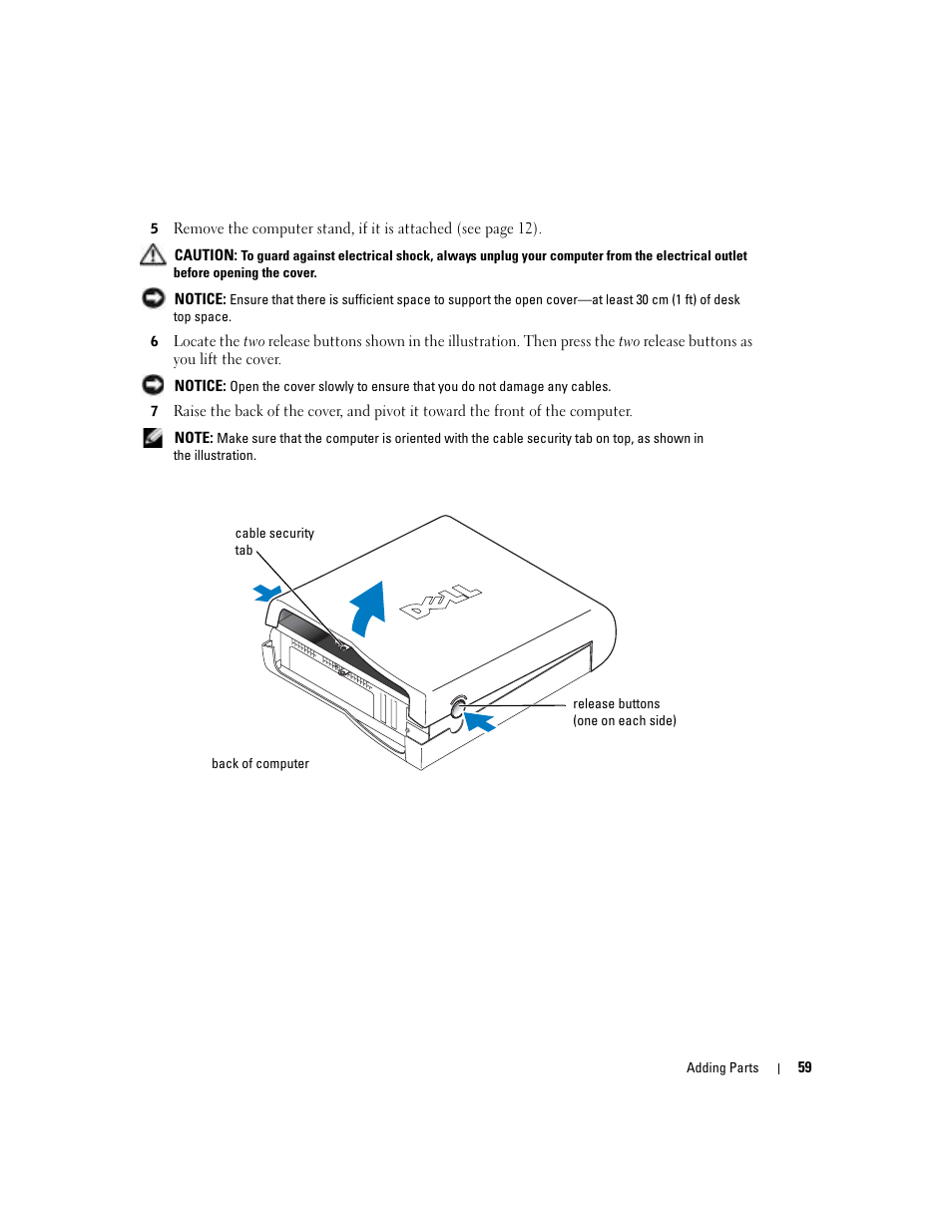 Dell Dimension 4600C User Manual | Page 59 / 104