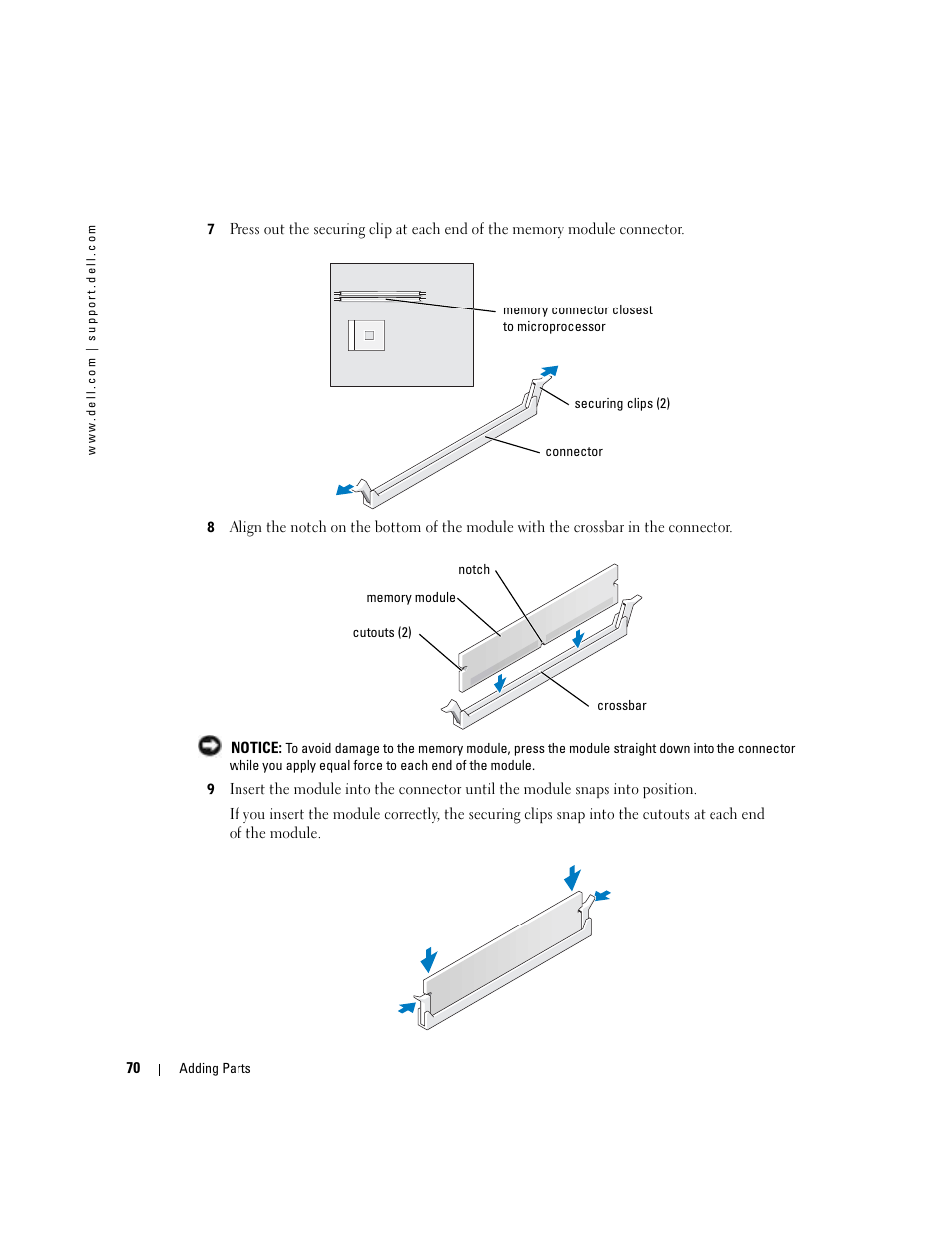 Dell Dimension 4600C User Manual | Page 70 / 104
