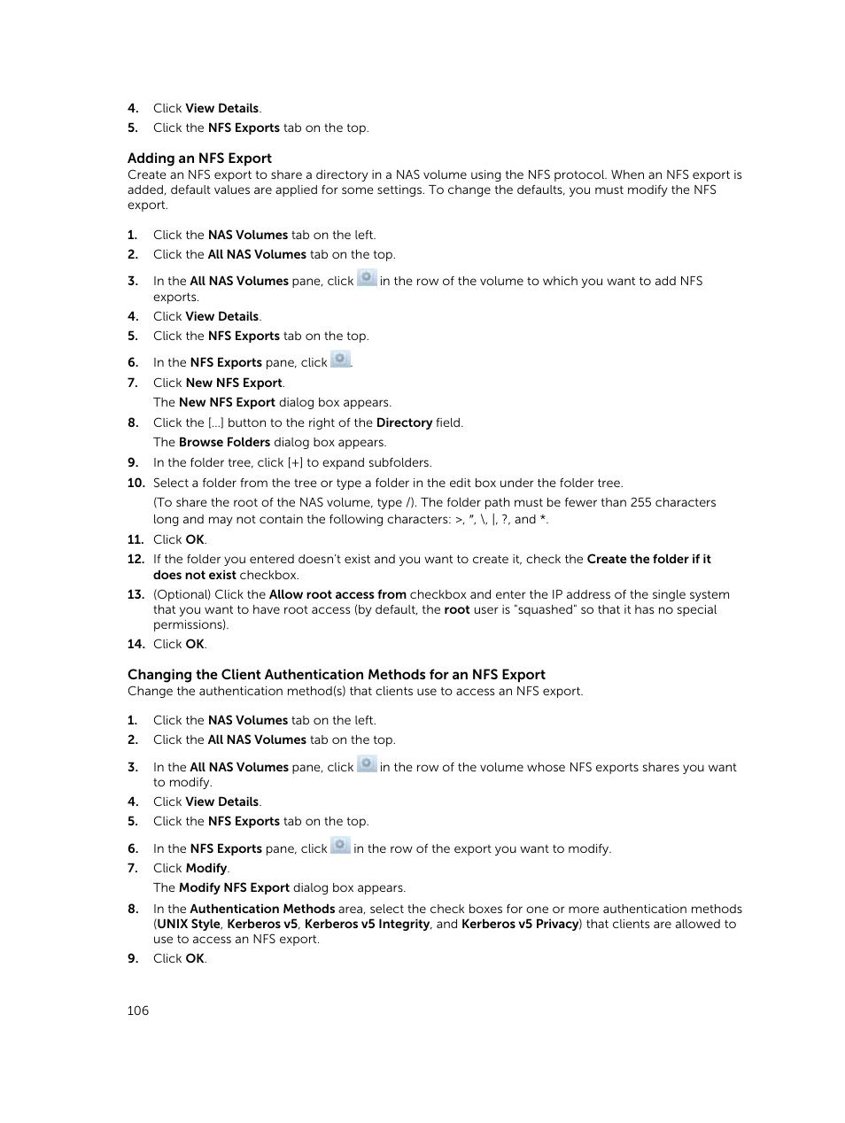Dell PowerVault NX3500 User Manual | Page 106 / 189