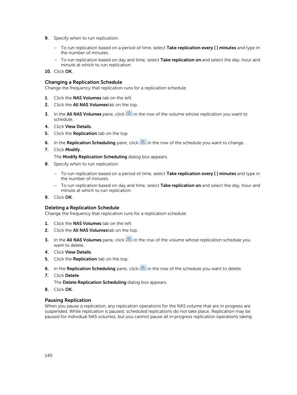 Dell PowerVault NX3500 User Manual | Page 140 / 189