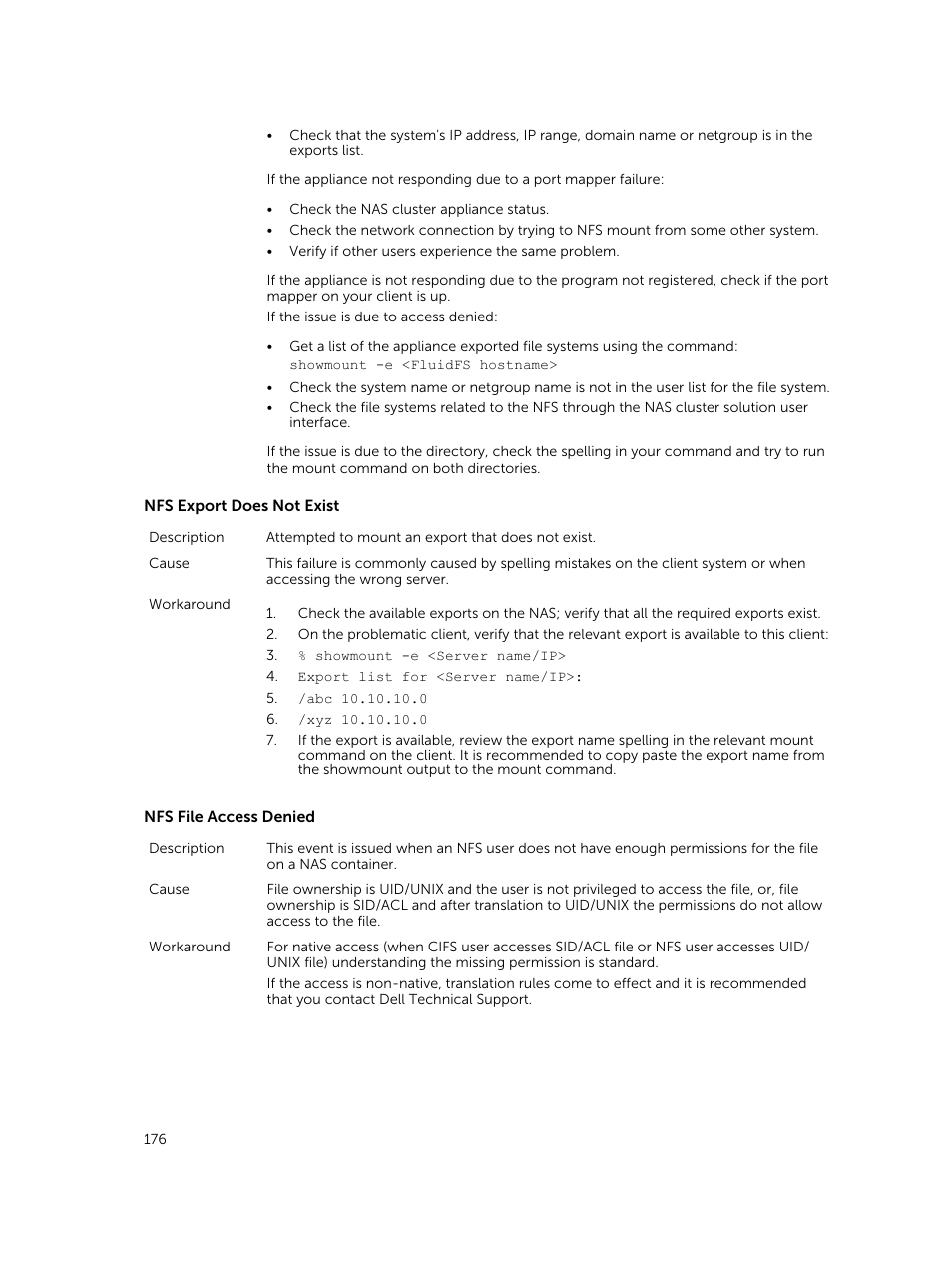 Dell PowerVault NX3500 User Manual | Page 176 / 189