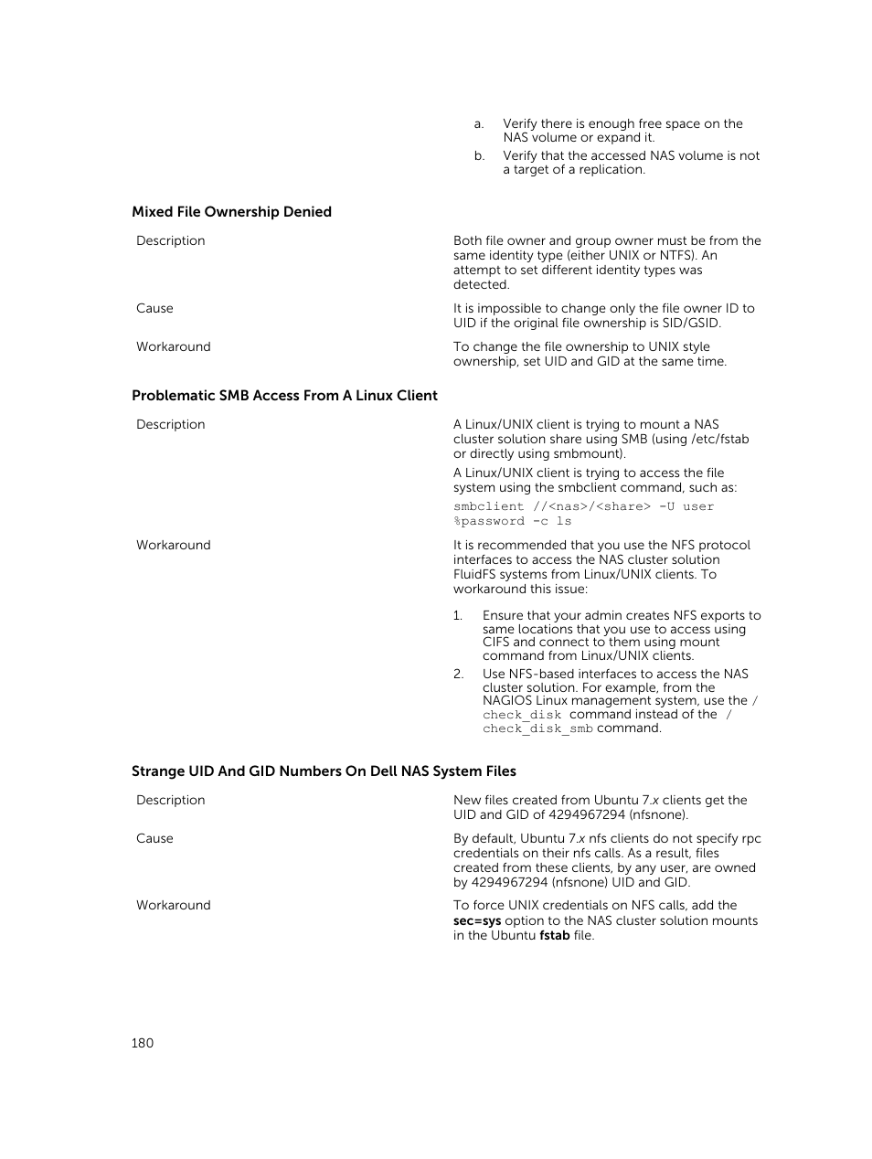 Dell PowerVault NX3500 User Manual | Page 180 / 189