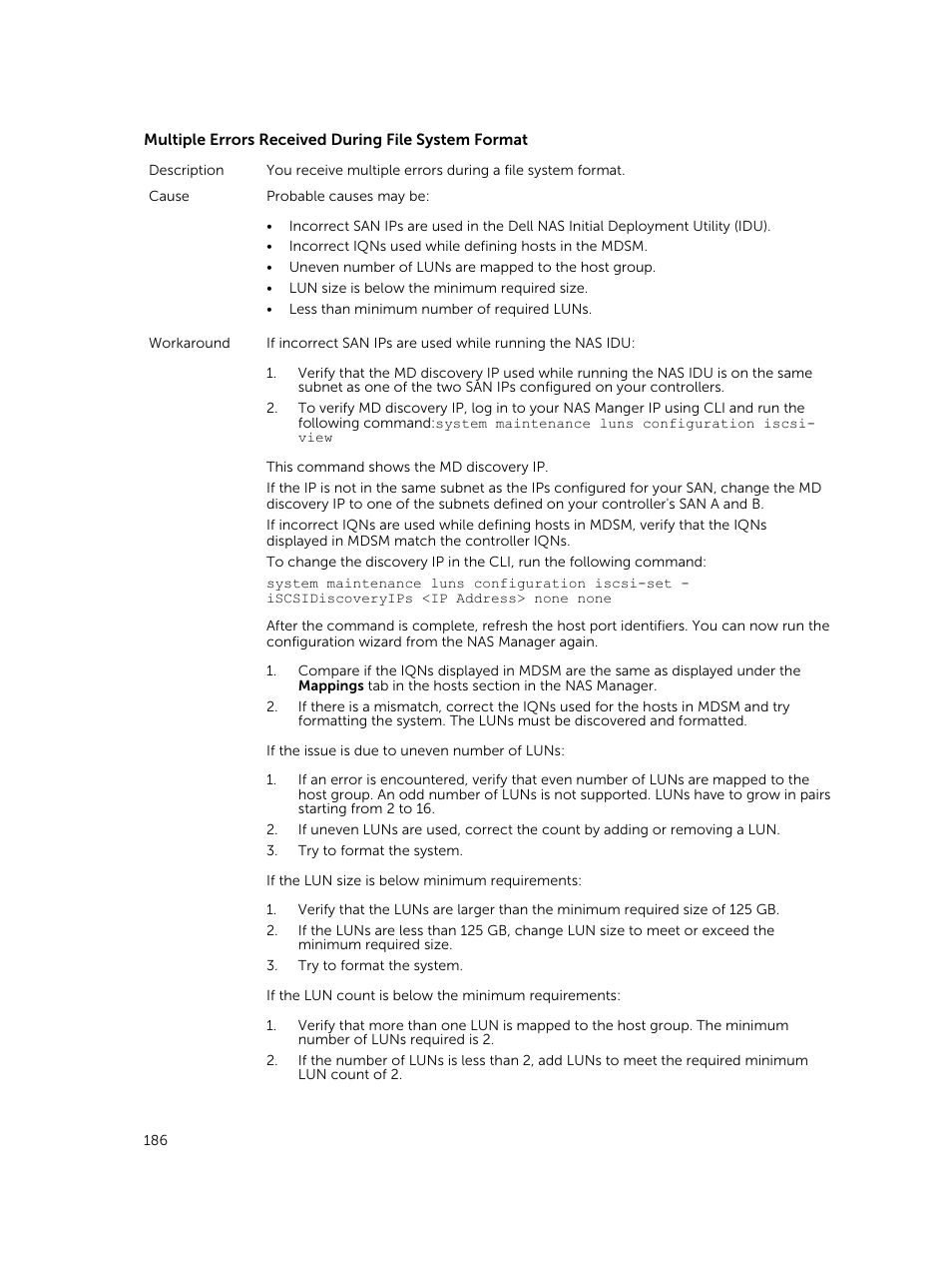 Dell PowerVault NX3500 User Manual | Page 186 / 189