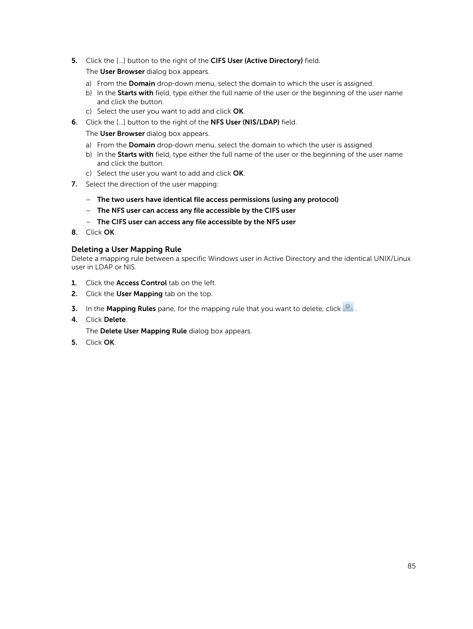 Dell PowerVault NX3500 User Manual | Page 85 / 189