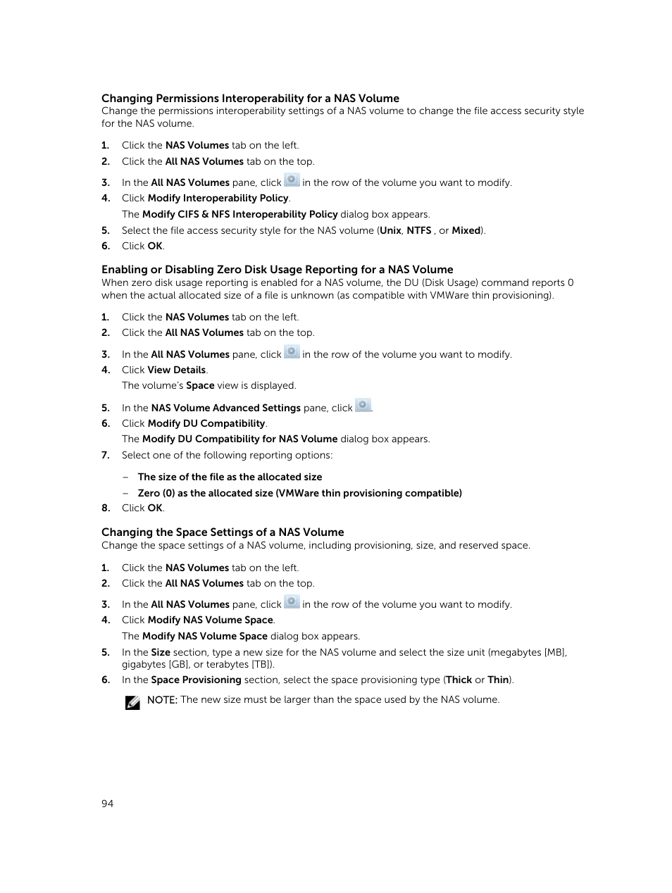 Dell PowerVault NX3500 User Manual | Page 94 / 189