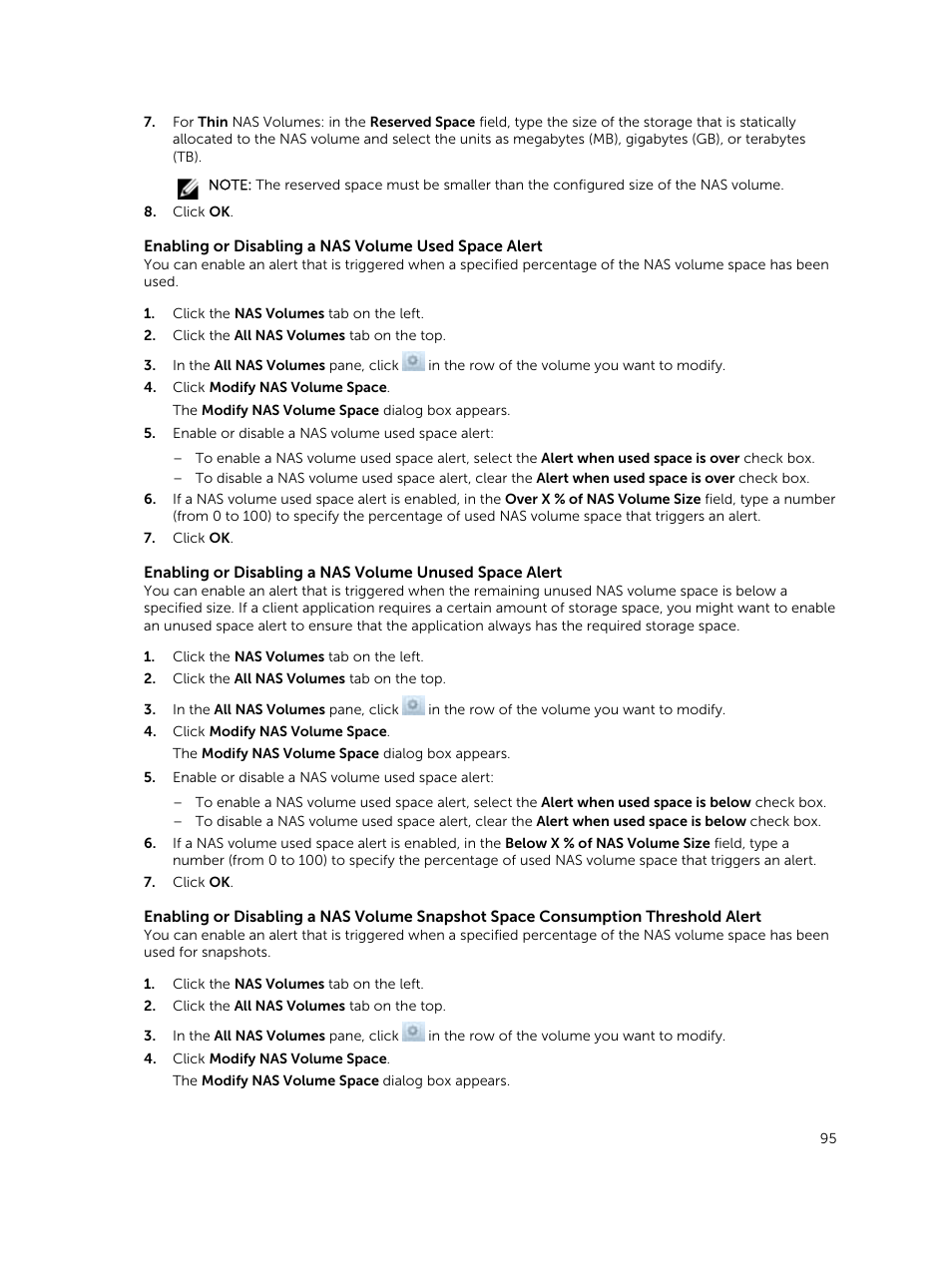 Dell PowerVault NX3500 User Manual | Page 95 / 189