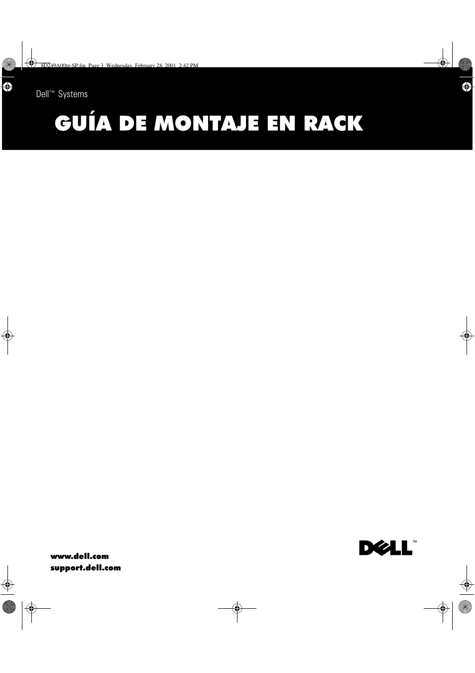 Guia de montaje en rack | Dell PowerVault 136T LTO/SDLT (Tape Library) User Manual | Page 47 / 74