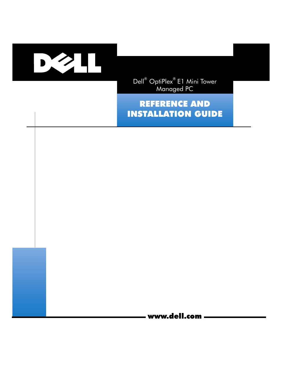 Dell OptiPlex E1 User Manual | 157 pages