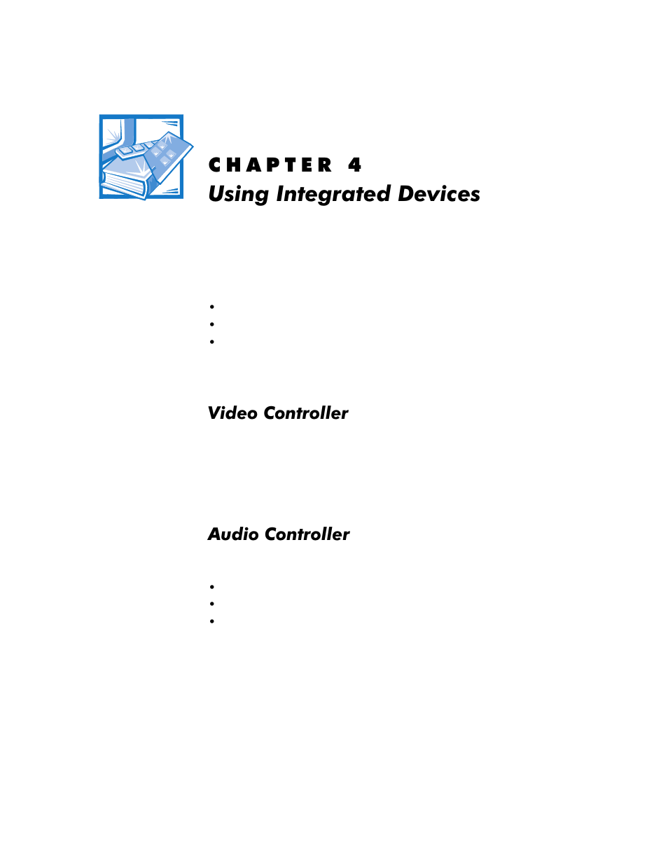 Using integrated devices, Video controller, Audio controller | Kdswhu, 8vlqj,qwhjudwhg'hylfhv, Video controller -1, Audio controller -1, 9lghr&rqwuroohu, Xglr&rqwuroohu | Dell OptiPlex E1 User Manual | Page 67 / 157