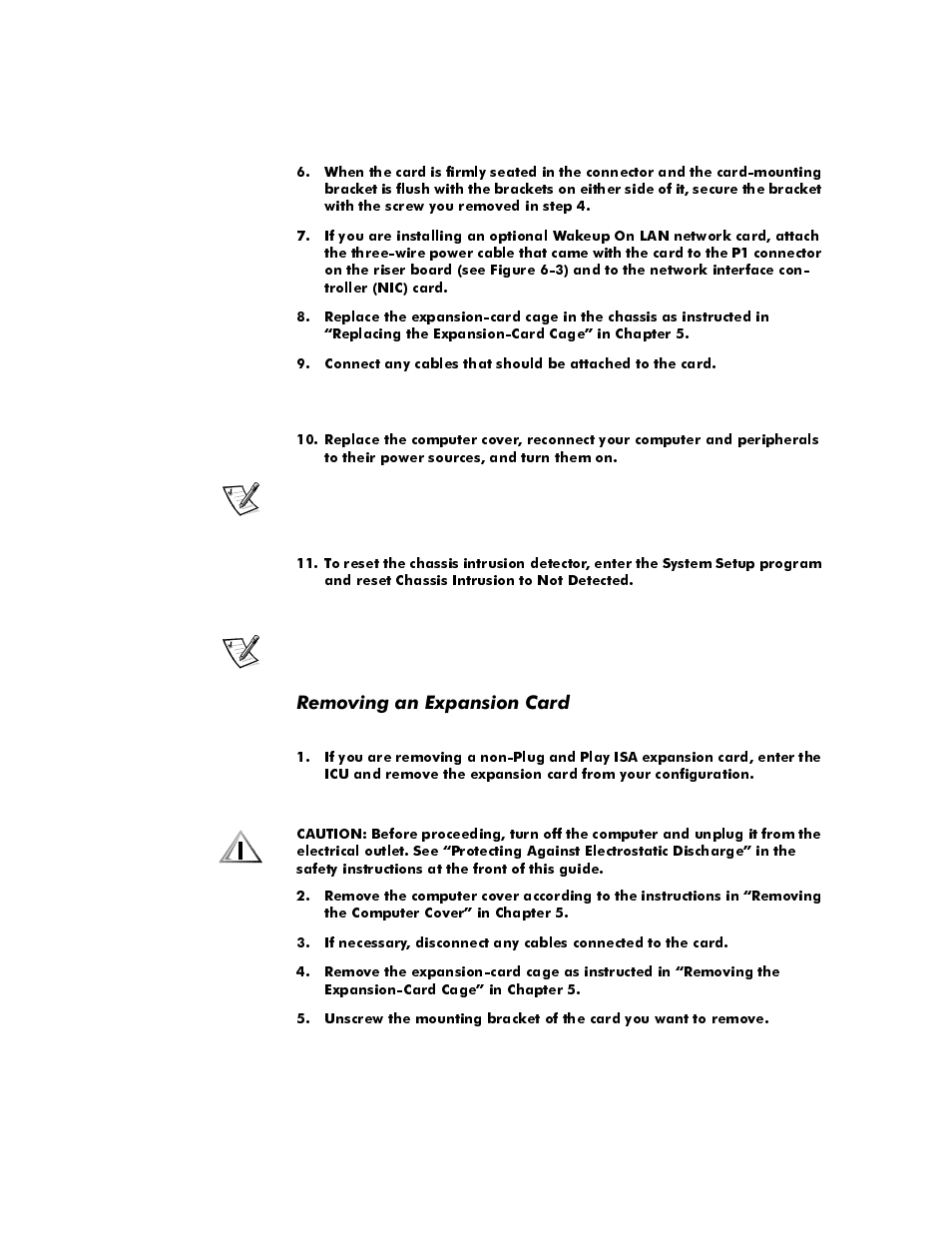 Removing an expansion card, Removing an expansion card -5, 5hprylqjdq([sdqvlrq&dug | Dell OptiPlex E1 User Manual | Page 95 / 157