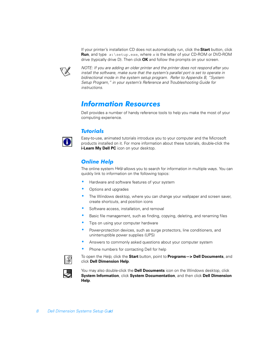 Qirupdwlrq5hvrxufhv | Dell Dimension XPS T___ User Manual | Page 10 / 12