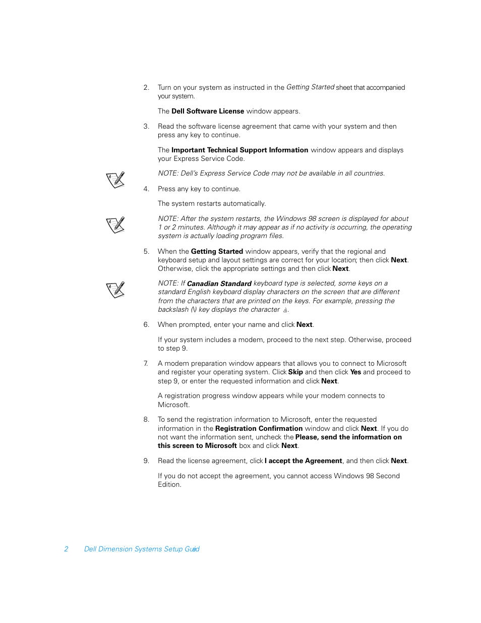 Dell Dimension XPS T___ User Manual | Page 4 / 12