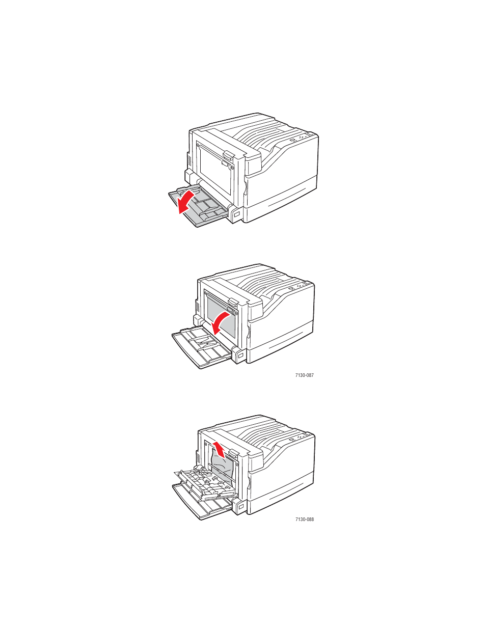 Jam at the duplex unit at door b | Dell 7130cdn Color Laser Printer User Manual | Page 110 / 144