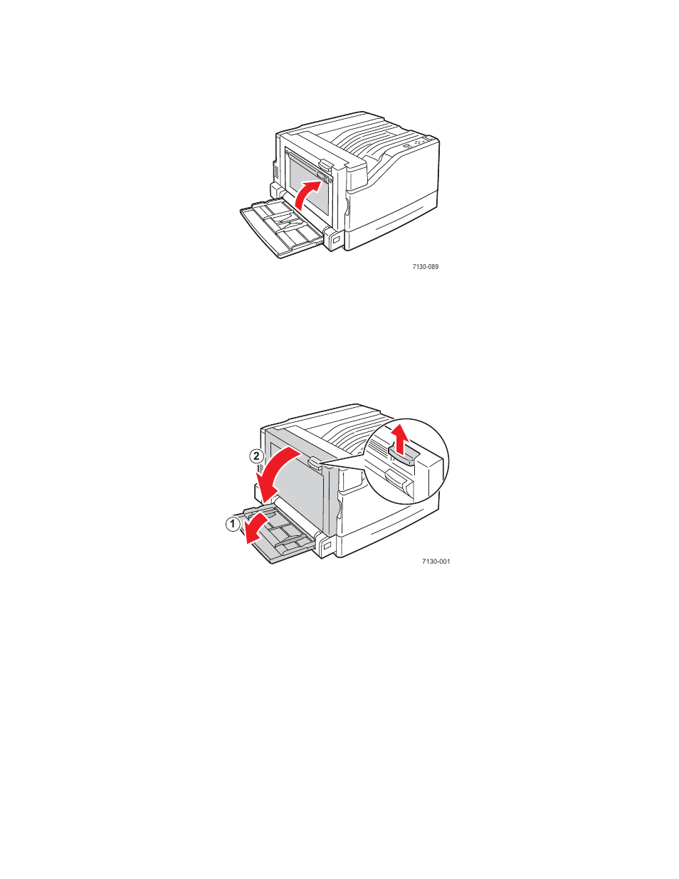 Jam at the duplex unit at door a and b | Dell 7130cdn Color Laser Printer User Manual | Page 111 / 144