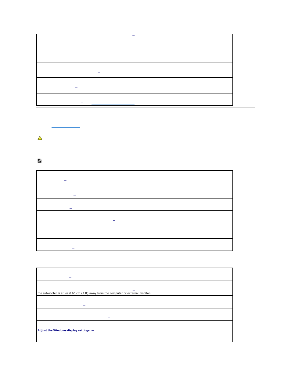 Video and display problems, If the display is blank, If the display is difficult to read | Dell Precision M20 User Manual | Page 101 / 115