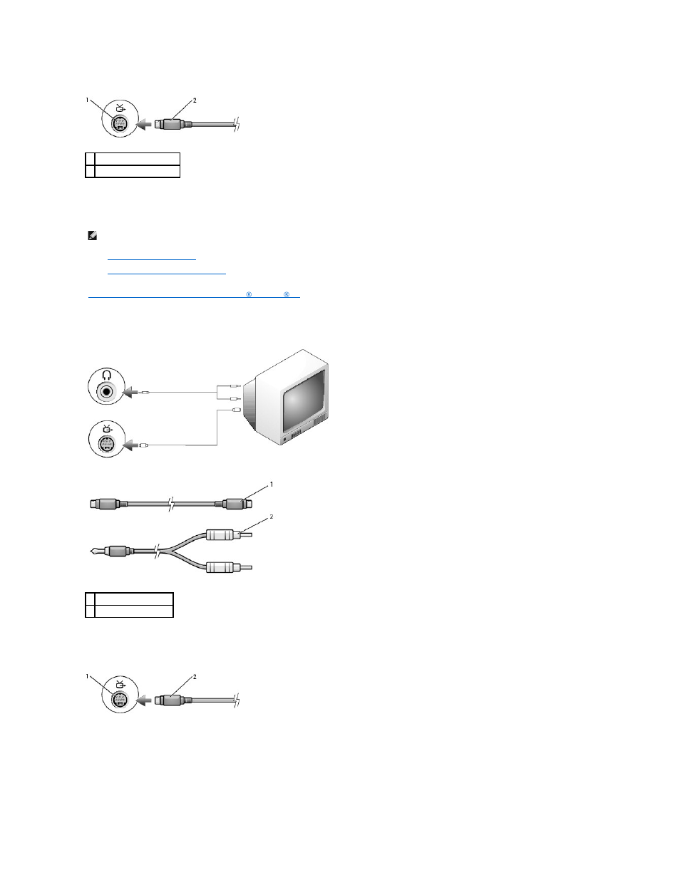 S-video and standard audio | Dell Precision M20 User Manual | Page 20 / 115