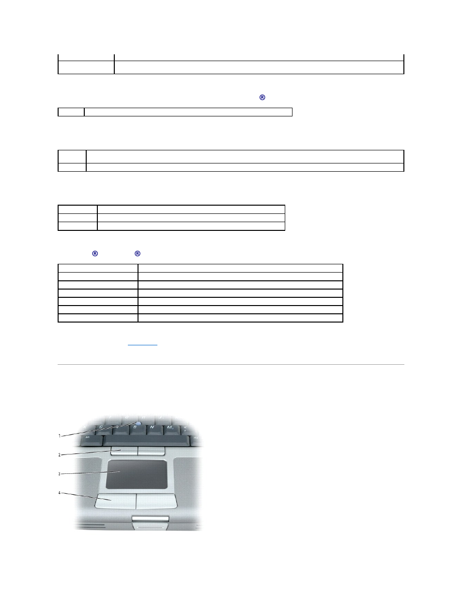 Touch pad, Power management, Speaker functions | Microsoft® windows® logo key functions | Dell Precision M20 User Manual | Page 59 / 115