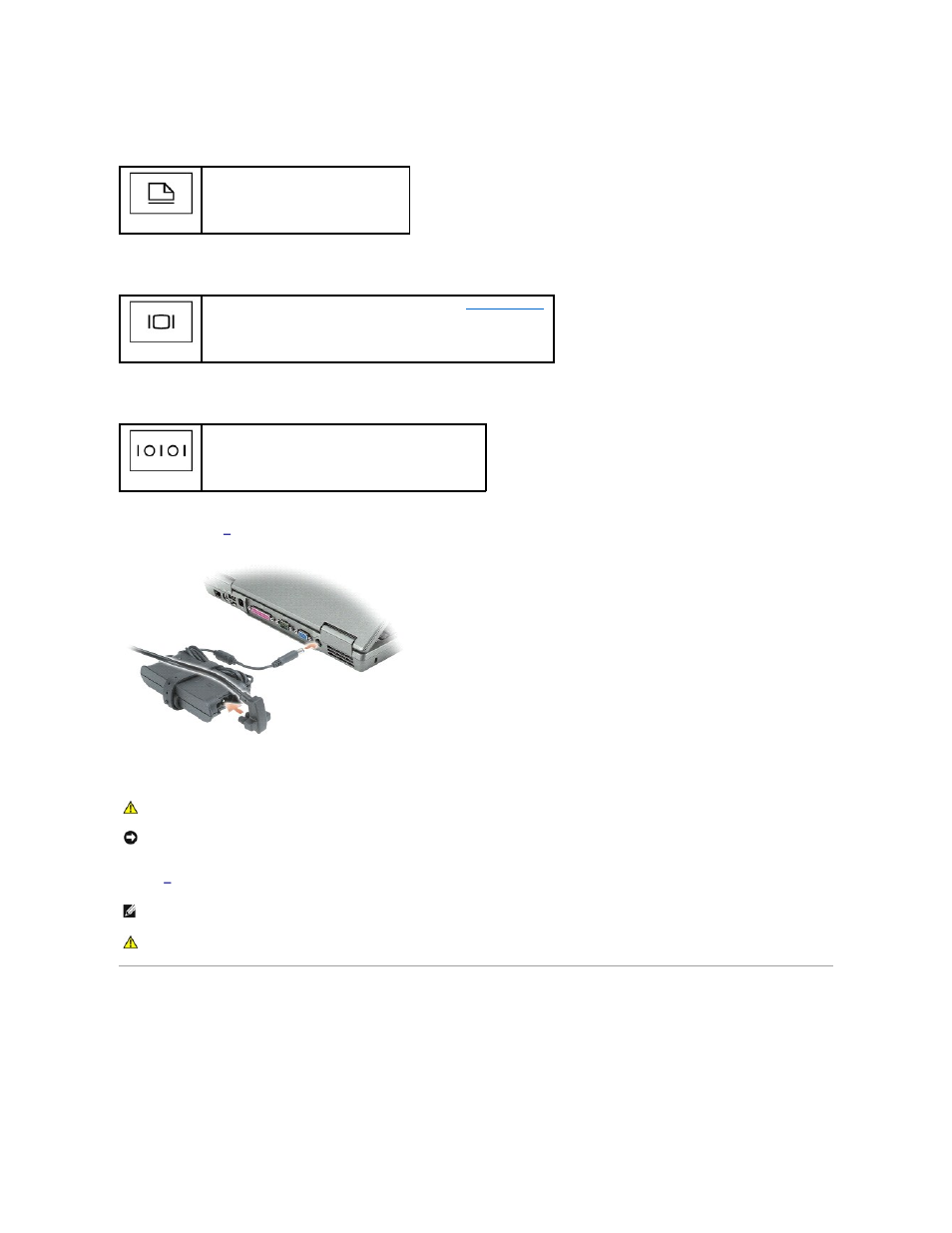 Bottom view, Serial connector, Video connector | Ac adapter connector, Air vents, Parallel connector | Dell Precision M20 User Manual | Page 7 / 115