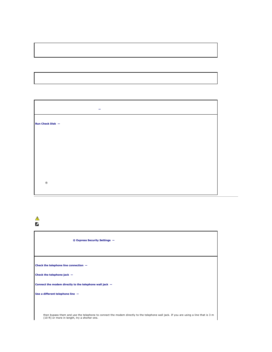 E-mail, modem, and internet problems, Hard drive problems | Dell Precision M20 User Manual | Page 90 / 115