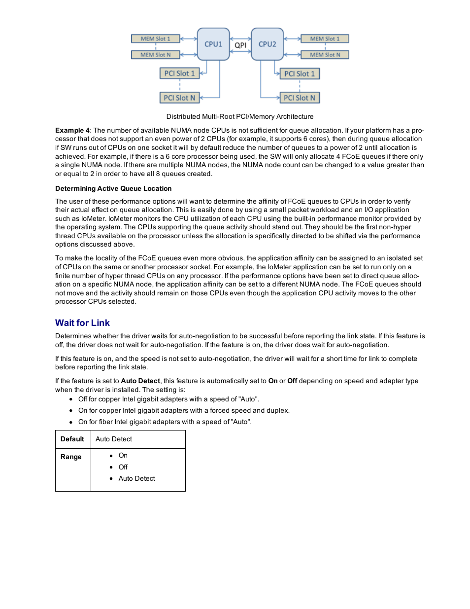 Wait for link | Dell Intel PRO Family of Adapters User Manual | Page 50 / 153