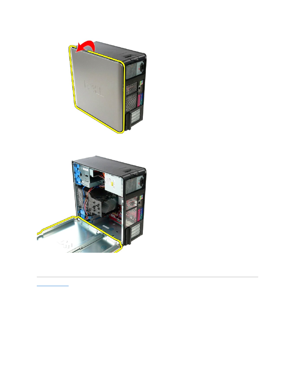 Replacing the cover | Dell OptiPlex 380 (Late 2009) User Manual | Page 10 / 54