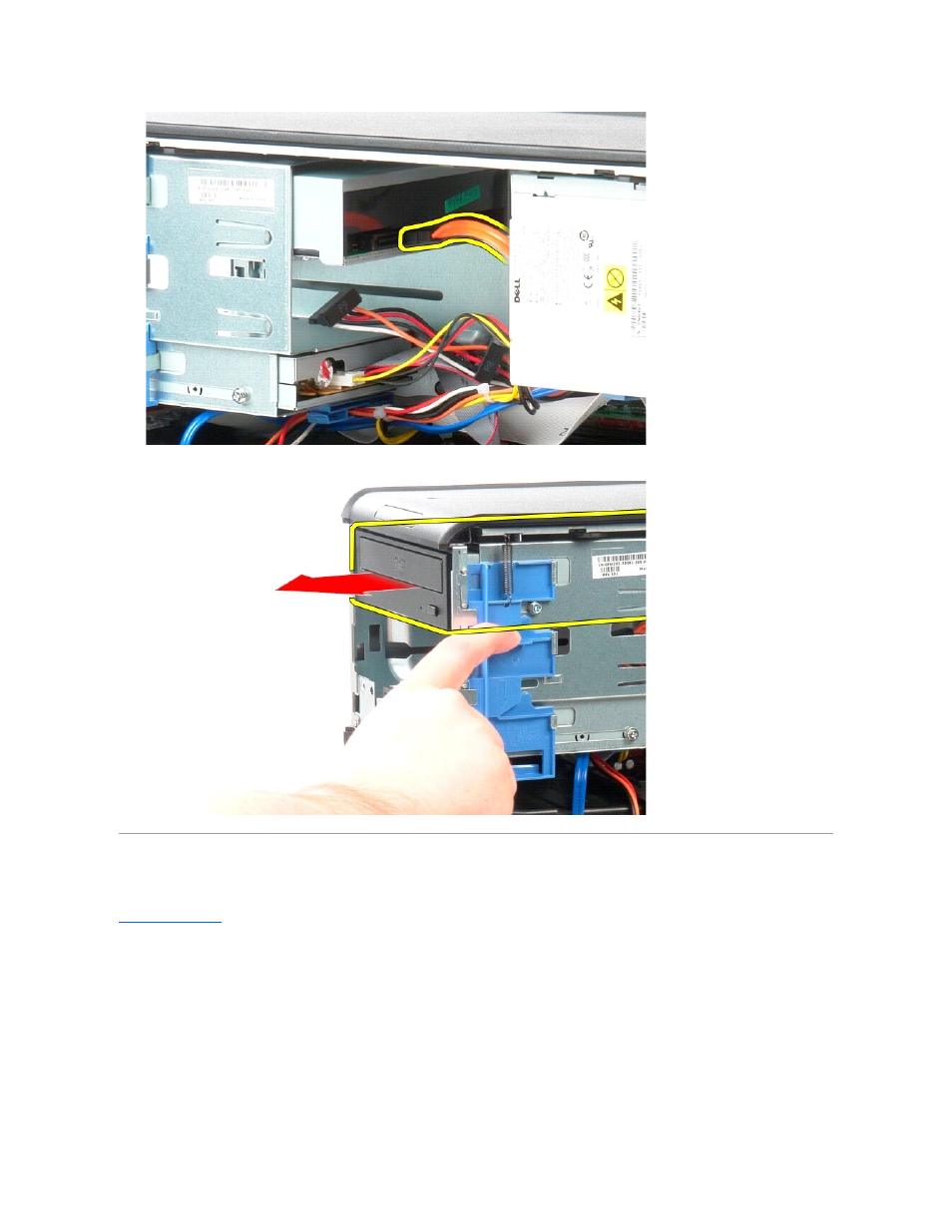 Replacing the optical drive | Dell OptiPlex 380 (Late 2009) User Manual | Page 29 / 54