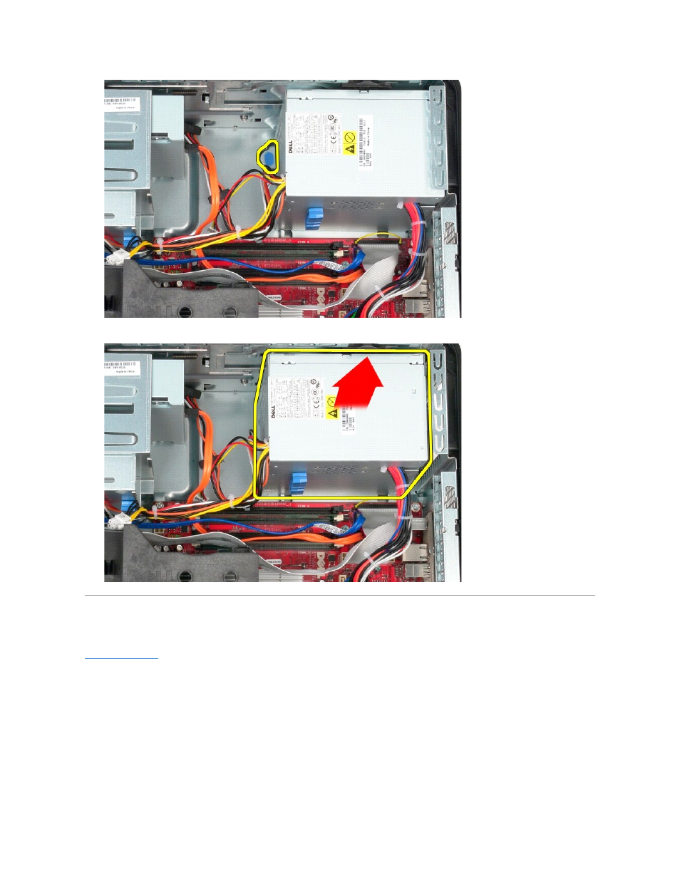 Replacing the power supply | Dell OptiPlex 380 (Late 2009) User Manual | Page 34 / 54