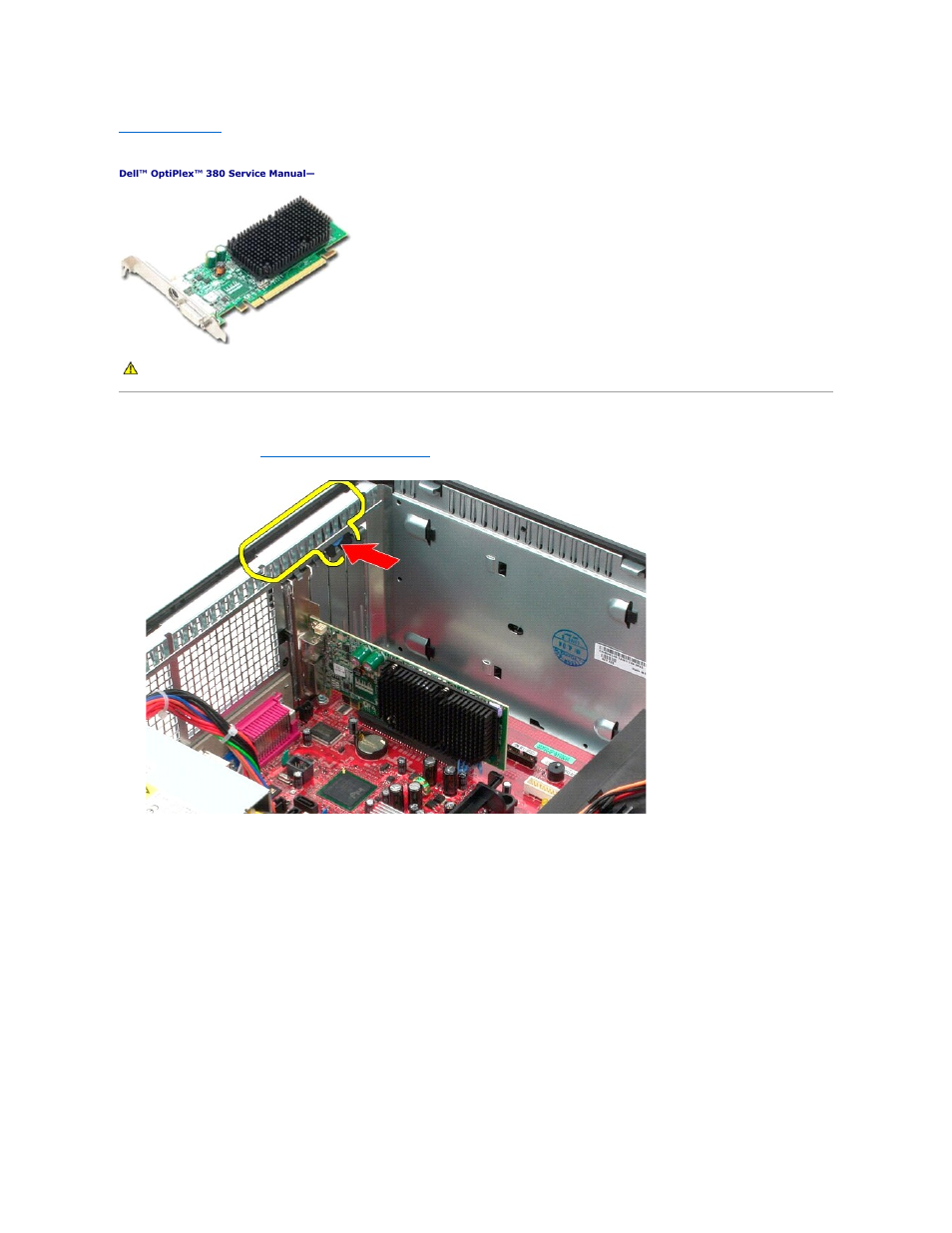 Video card, Removing the video card | Dell OptiPlex 380 (Late 2009) User Manual | Page 51 / 54