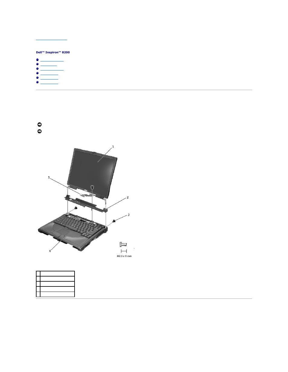 Display, Display overview, Hinge cover | Dell Inspiron 8200 User Manual | Page 13 / 80