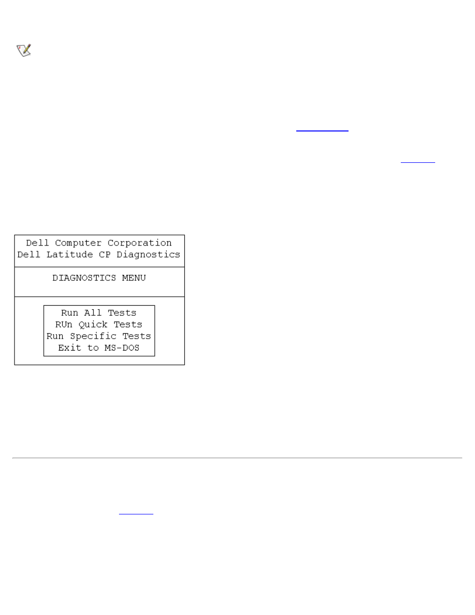 How to use the dell diagnostics | Dell Latitude CPi A User Manual | Page 112 / 208