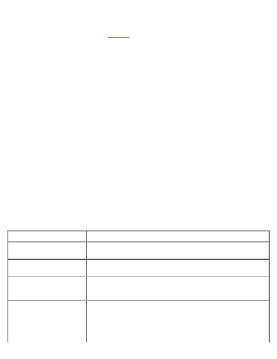 Options, Table 1, Lists | Dell Latitude CPi A User Manual | Page 188 / 208