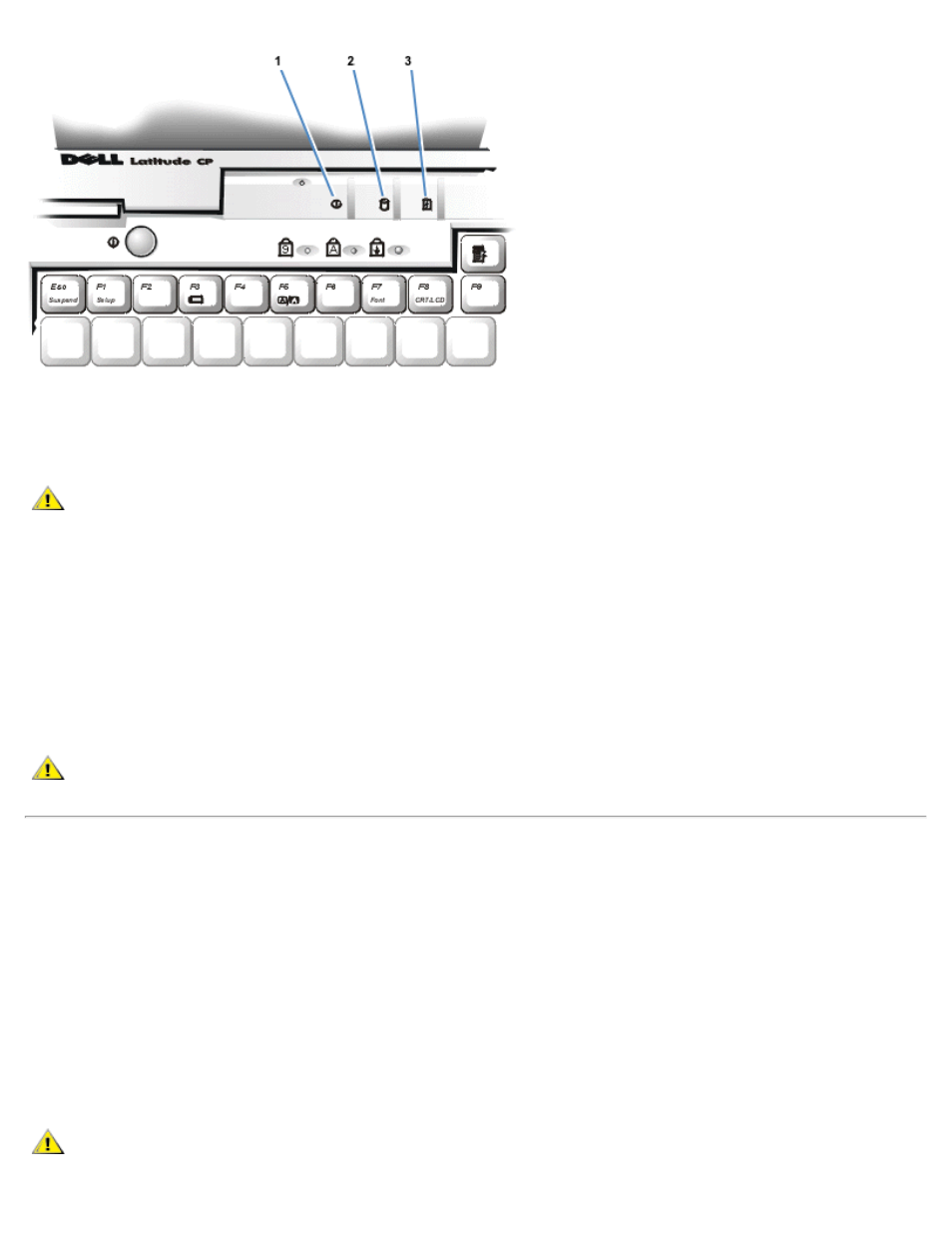 Second low-battery warning | Dell Latitude CPi A User Manual | Page 61 / 208