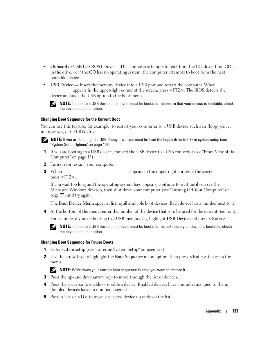 Dell XPS 410 (Mid 2007) User Manual | Page 133 / 172