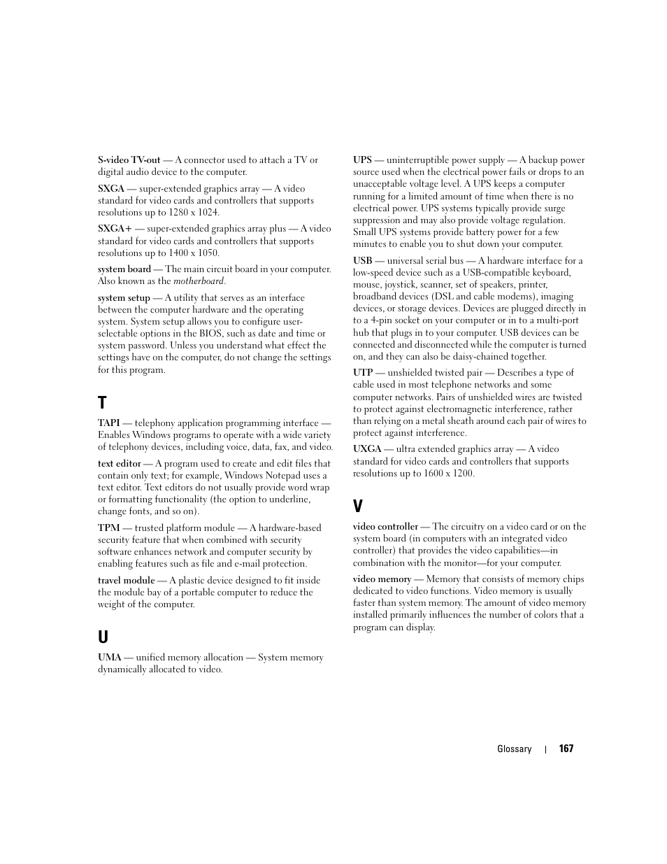 Dell XPS 410 (Mid 2007) User Manual | Page 167 / 172