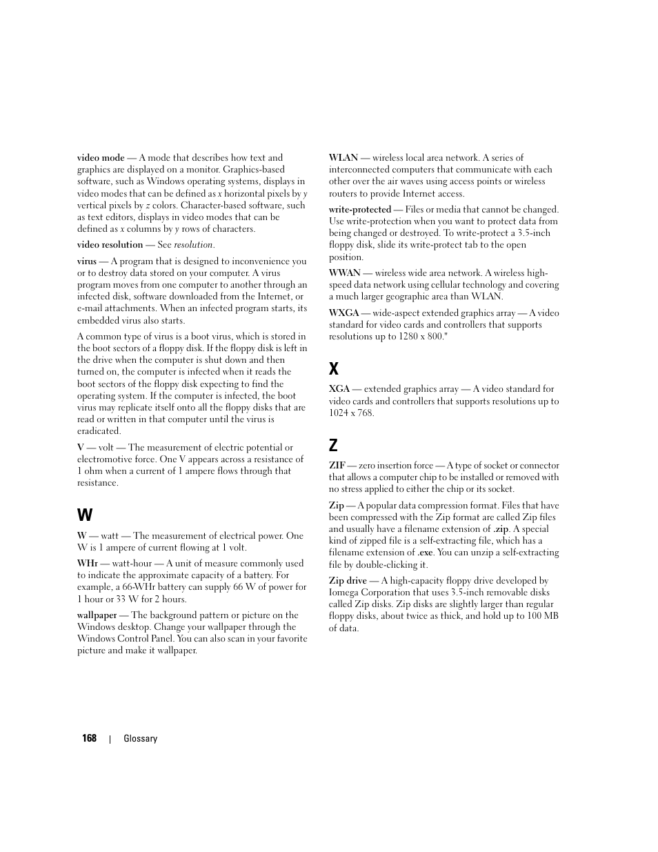Dell XPS 410 (Mid 2007) User Manual | Page 168 / 172