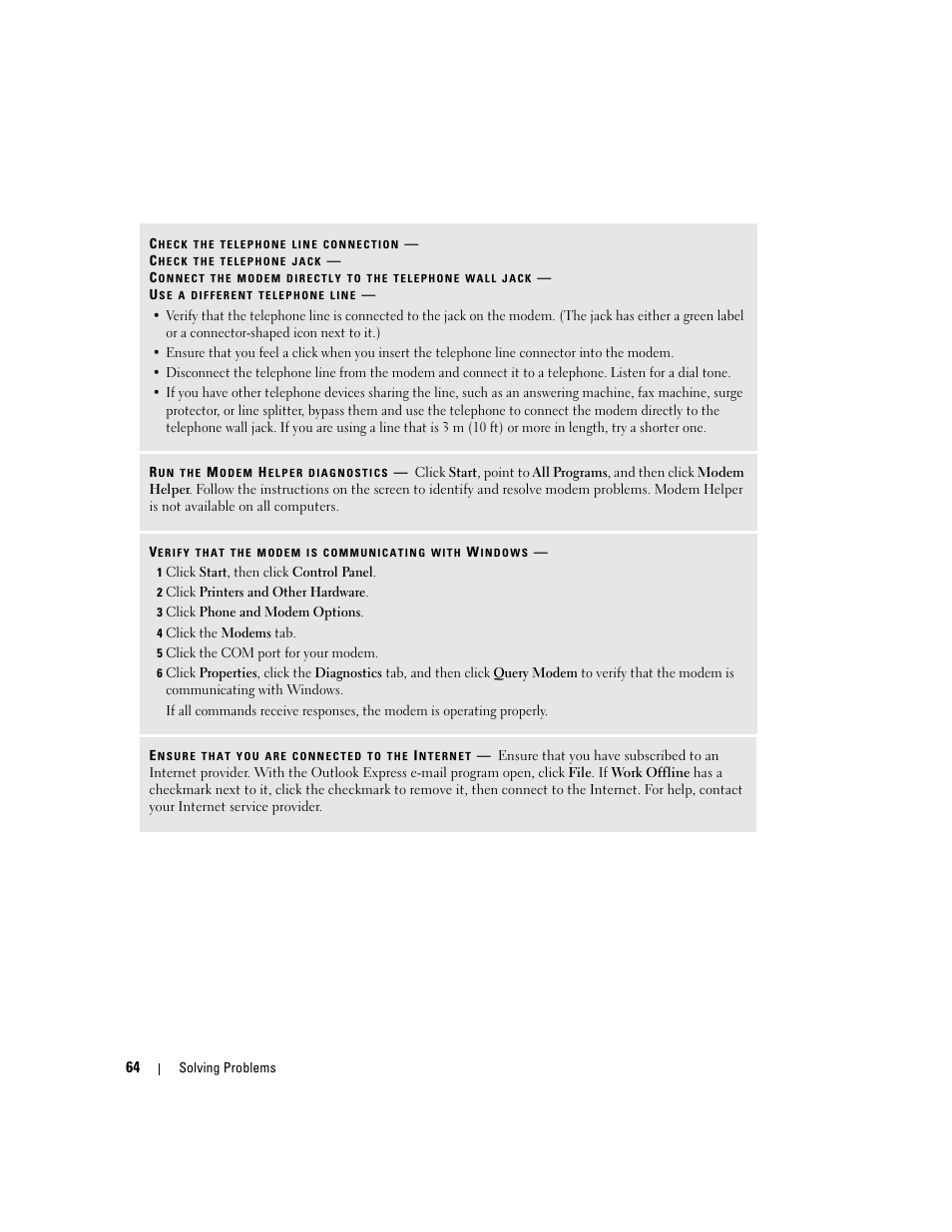 Dell XPS 410 (Mid 2007) User Manual | Page 64 / 172